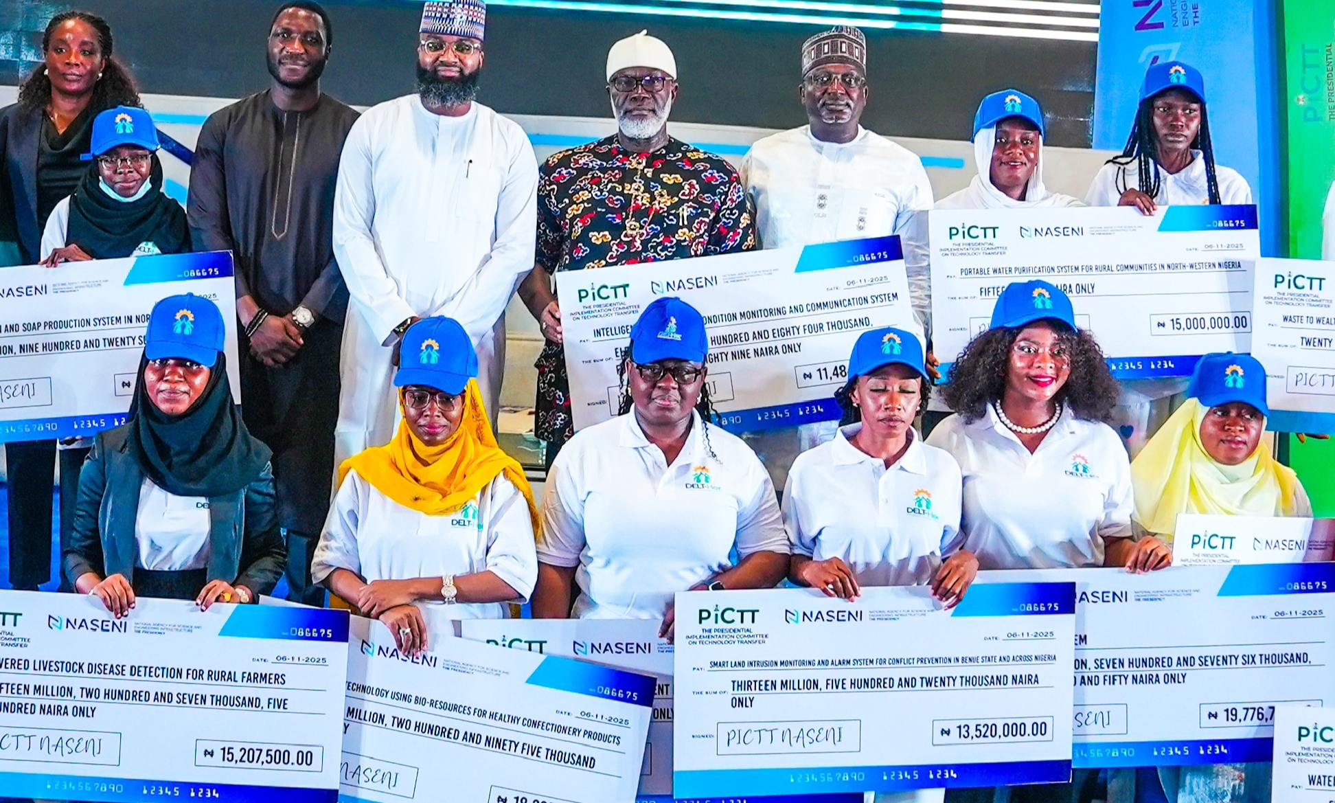 NASENI-PICTT Grants N229m to DELT-Her 2.0 Initiative Awardees